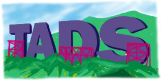 [ weak colour approximation of the TADS cover graphic ]
